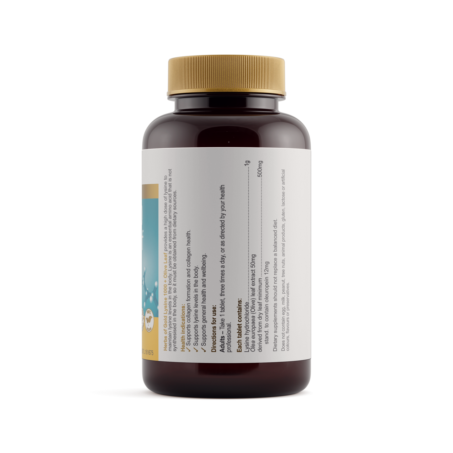 Lysine 1000 + Olive Leaf