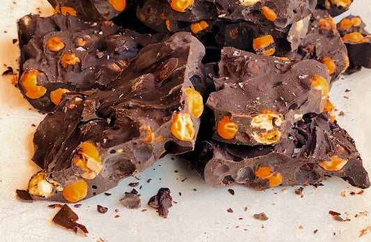 Chickpea Chocolate Bark