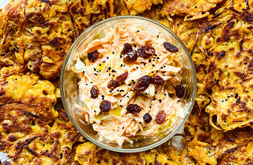 Chickpea & Carrot Fritters