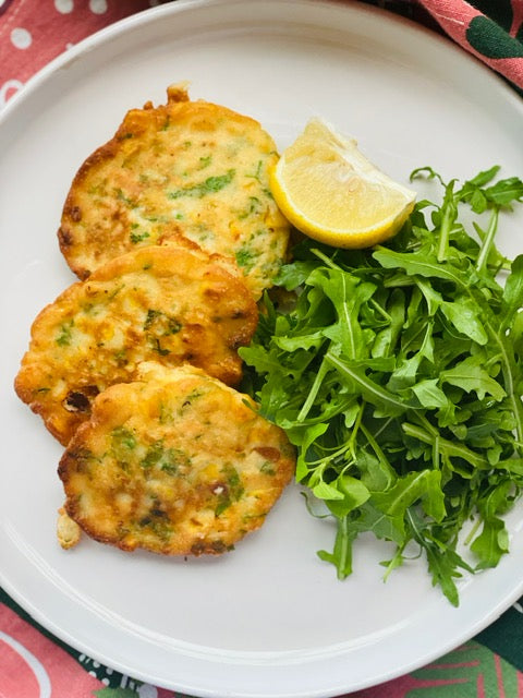 Corn & Feta Fritters