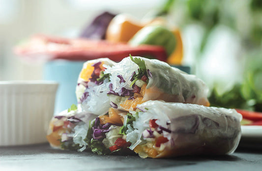 Rainbow Rice Paper Rolls