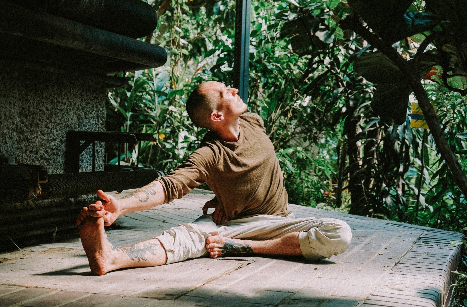 Man-stretching-body