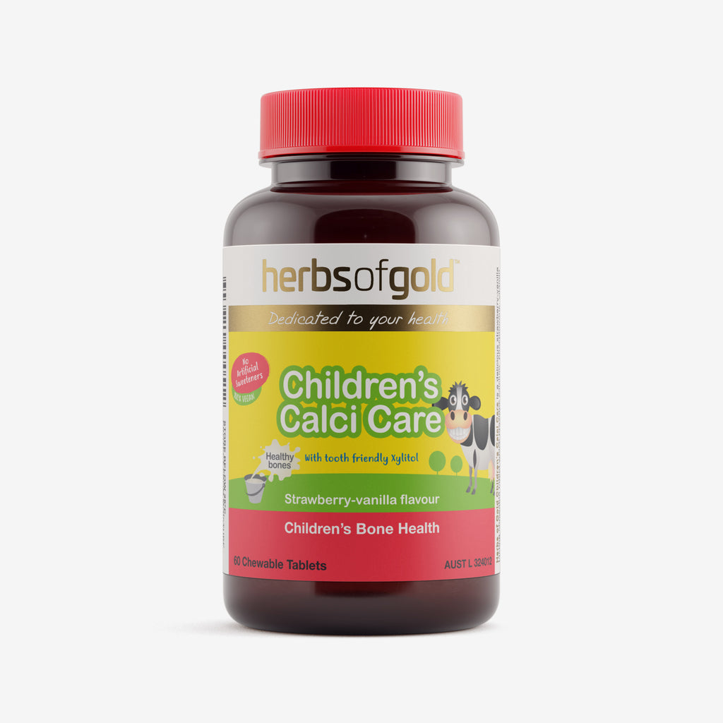 Front view of Herbs of Gold Children's Calci Care (Chewable) 60 tablets