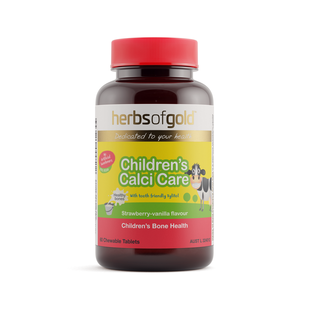 Front view of Herbs of Gold Children's Calci Care (Chewable) 60 tablets
