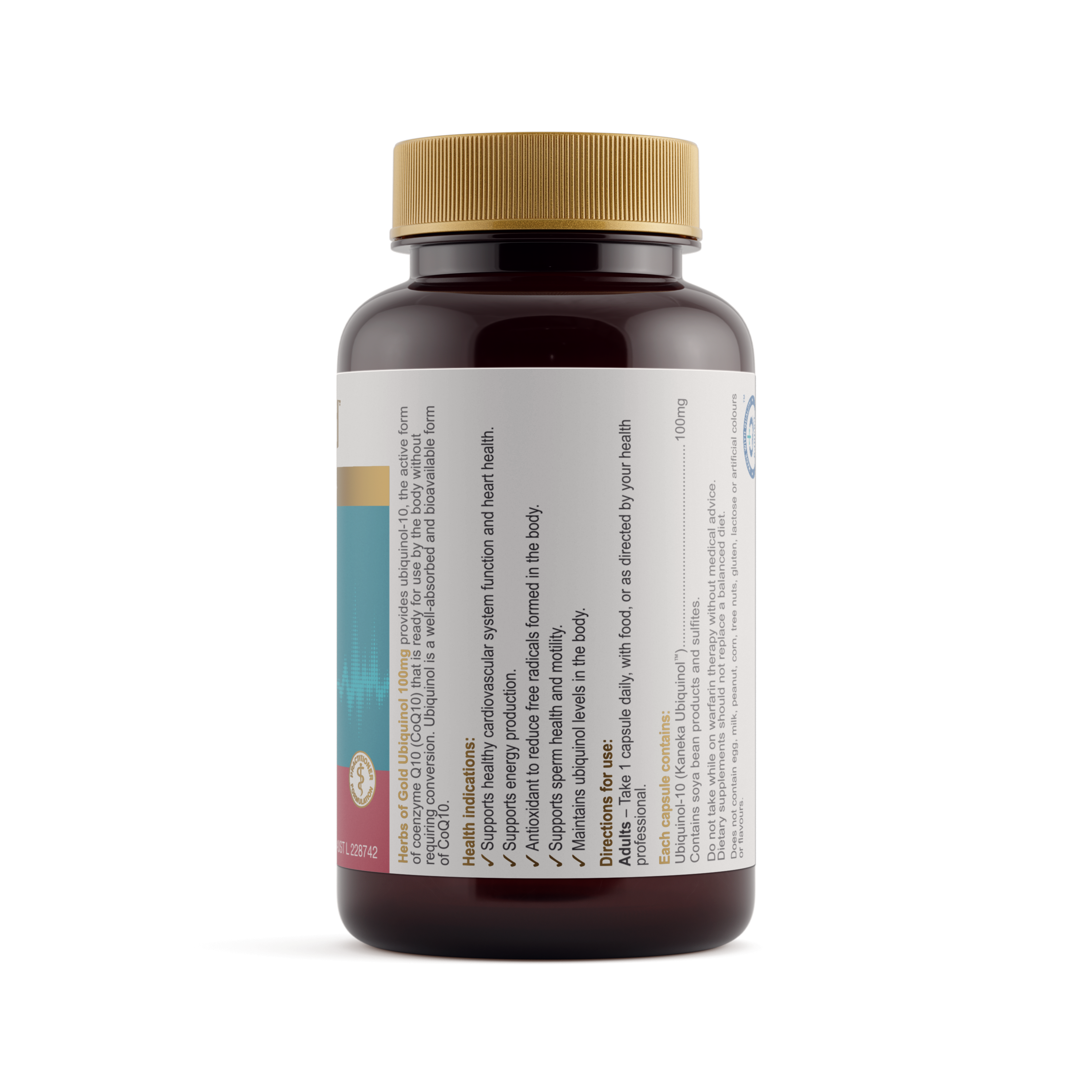 Ubiquinol 100mg