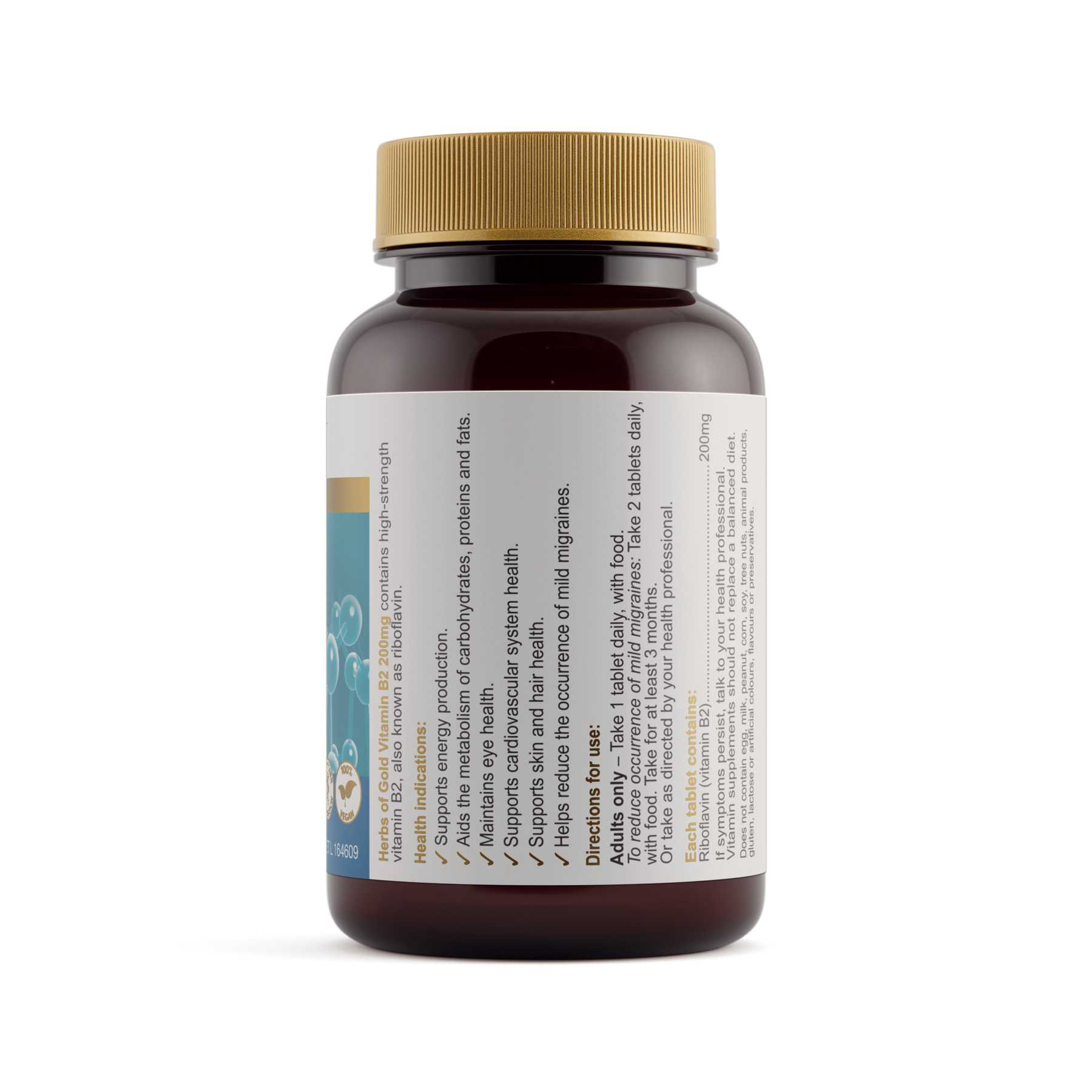 Vitamin B2 200mg