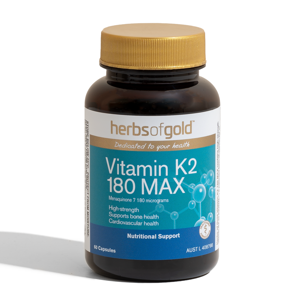 Vitamin K2 180 MAX Herbs of Gold