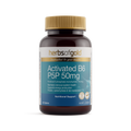 Front view of Herbs of Gold Activated B6 P5P 50mg 60 tablets
