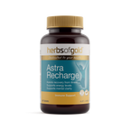 Front view of Herbs of Gold Astra Recharge 60 tablets
