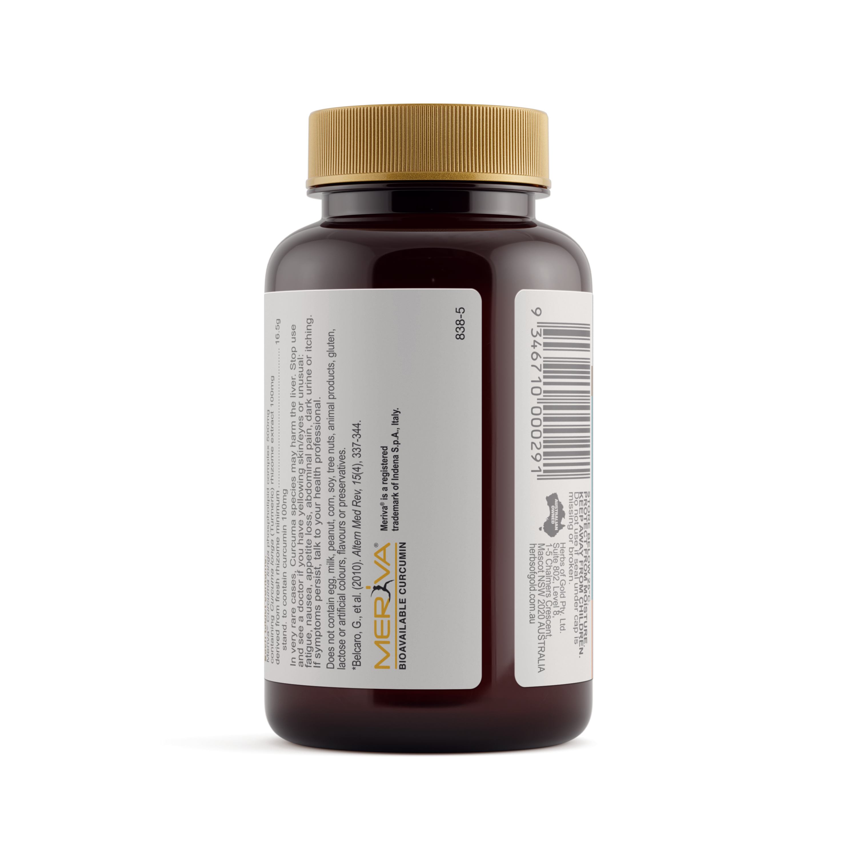 Warnings for Herbs of Gold Bio Curcumin 5400 60 tablets
