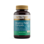 Front view of Herbs of Gold Bloating Relief Complex 60 capsules