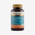 Front view of Herbs of Gold Bromelain Forte 60 capsules