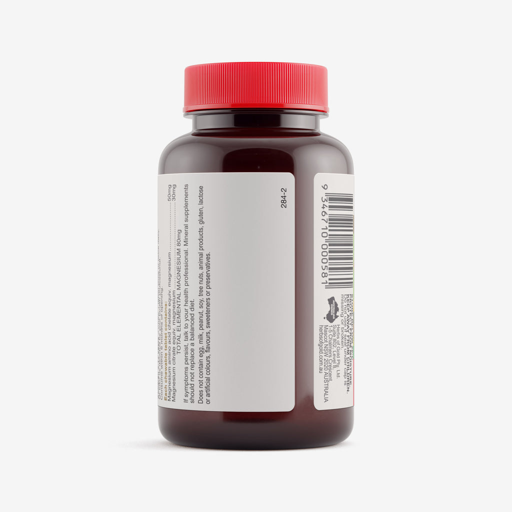 Warnings for Herbs of Gold Children's Magnesium Care (Chewable) 60 tablets