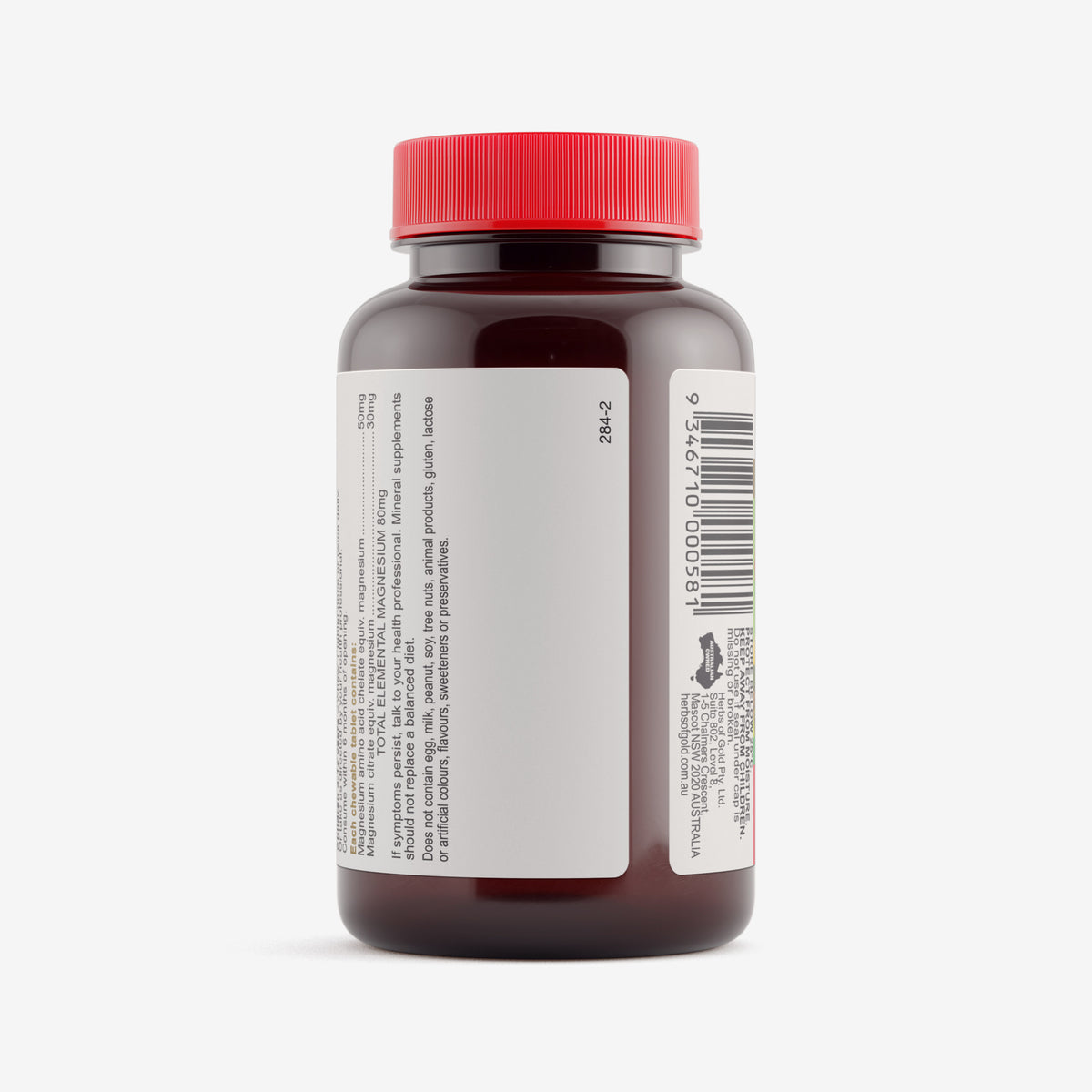 Warnings for Herbs of Gold Children's Magnesium Care (Chewable) 60 tablets