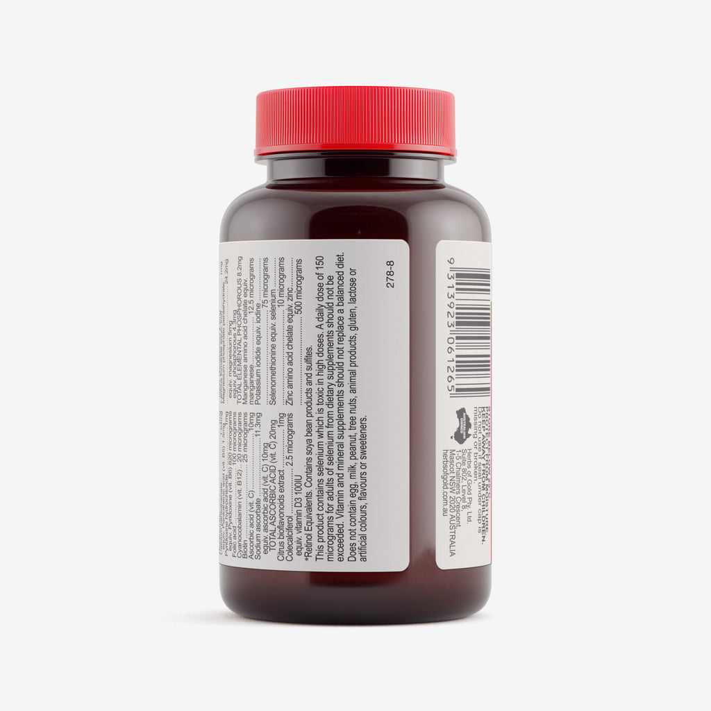 Warnings for Herbs of Gold Children's Multi Care (Chewable) 60 tablets