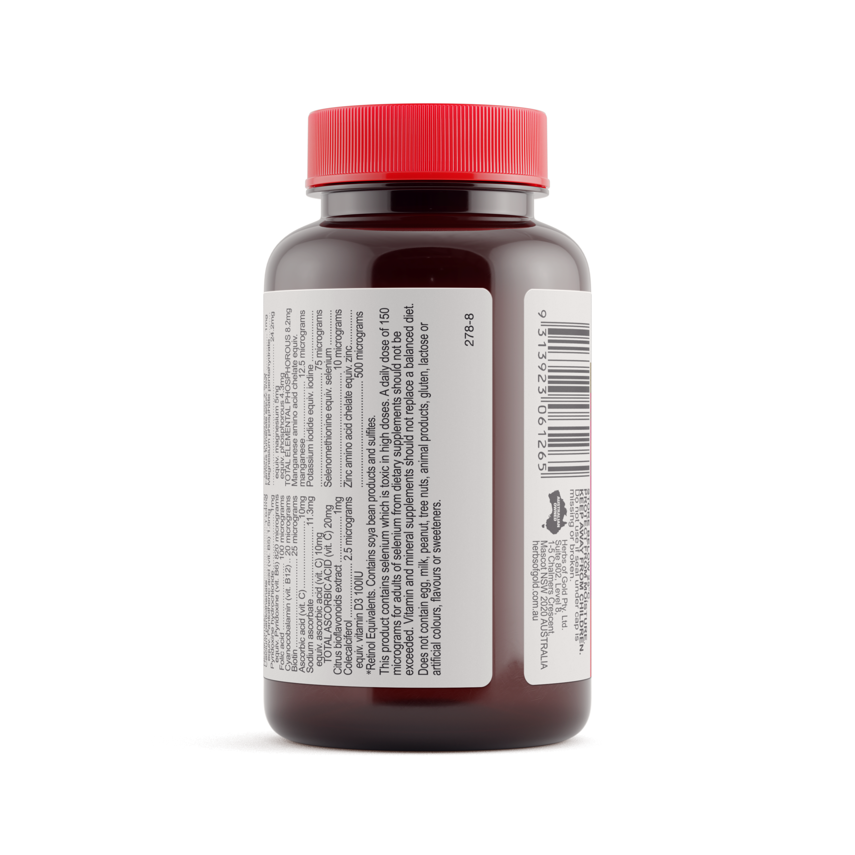 Warnings for Herbs of Gold Children's Multi Care (Chewable) 60 tablets