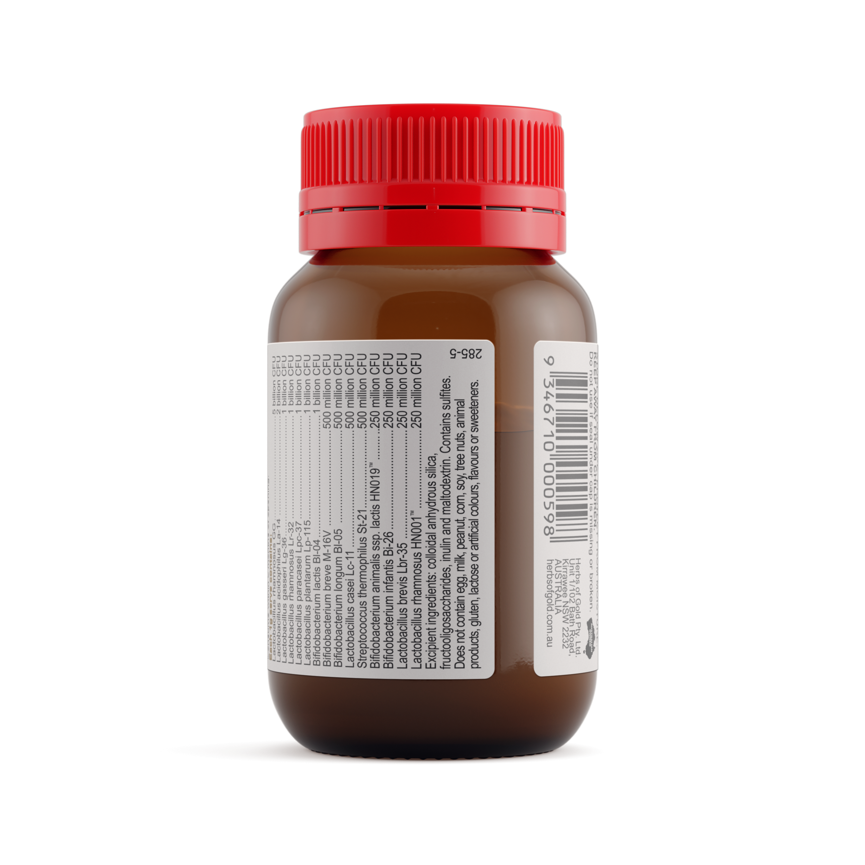 Warnings for Herbs of Gold Children's Probiotic 15 Billion 50 g