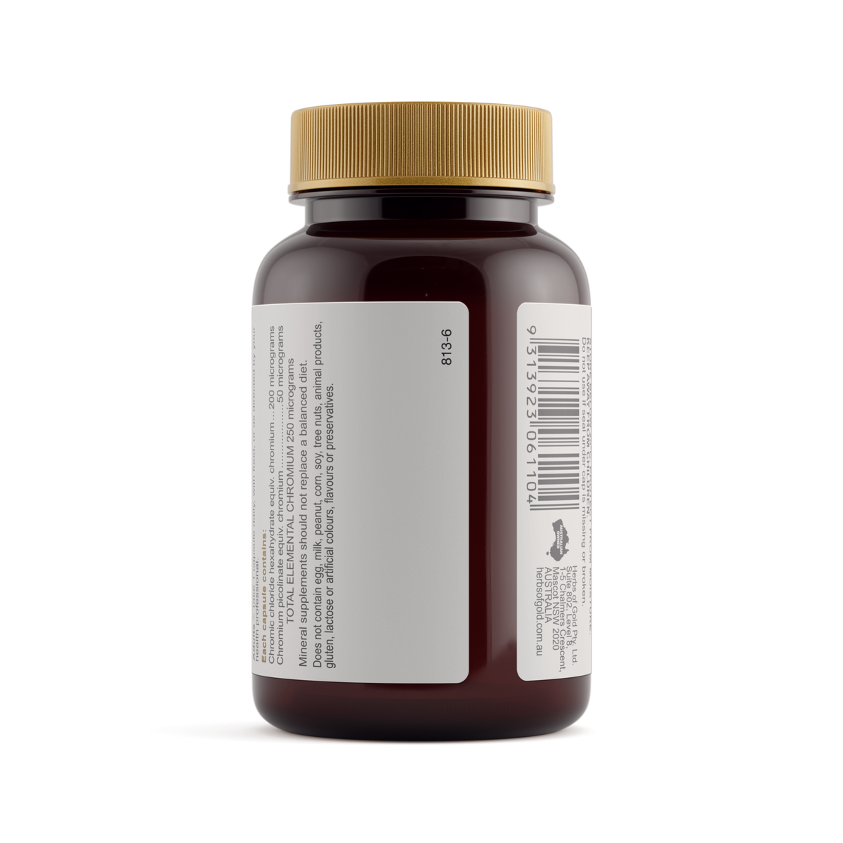 Warnings for Herbs of Gold Chromium Max 60 capsules