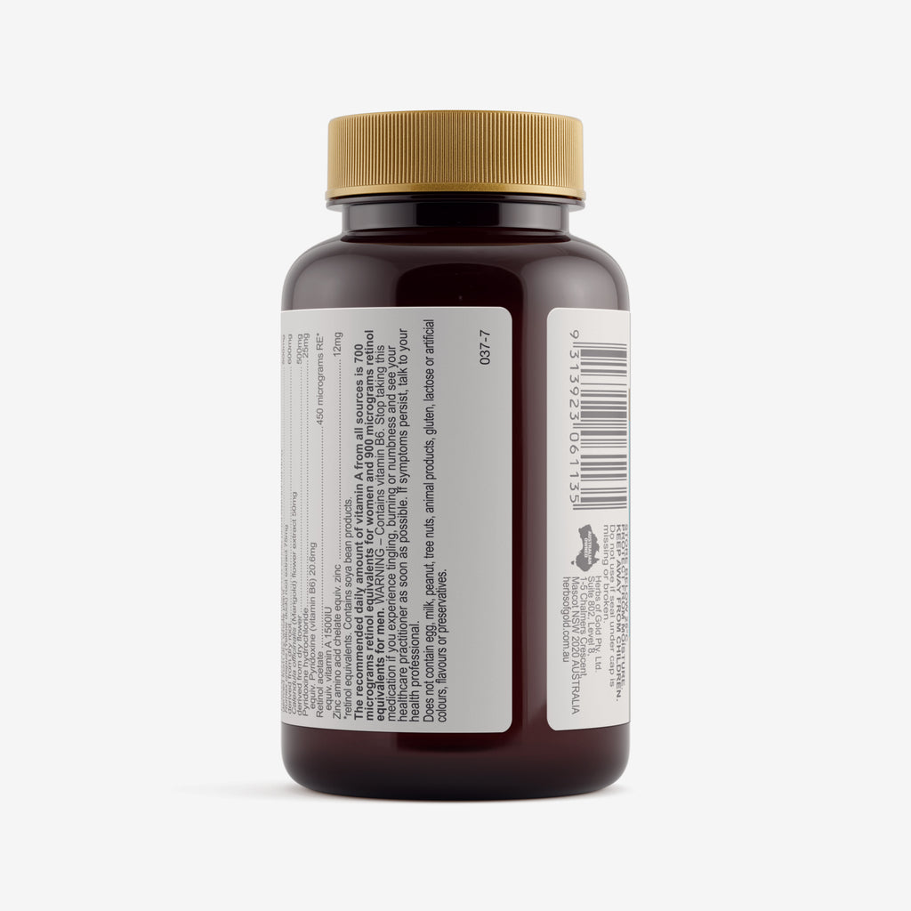 Warnings for Herbs of Gold Clear Skin 60 tablets