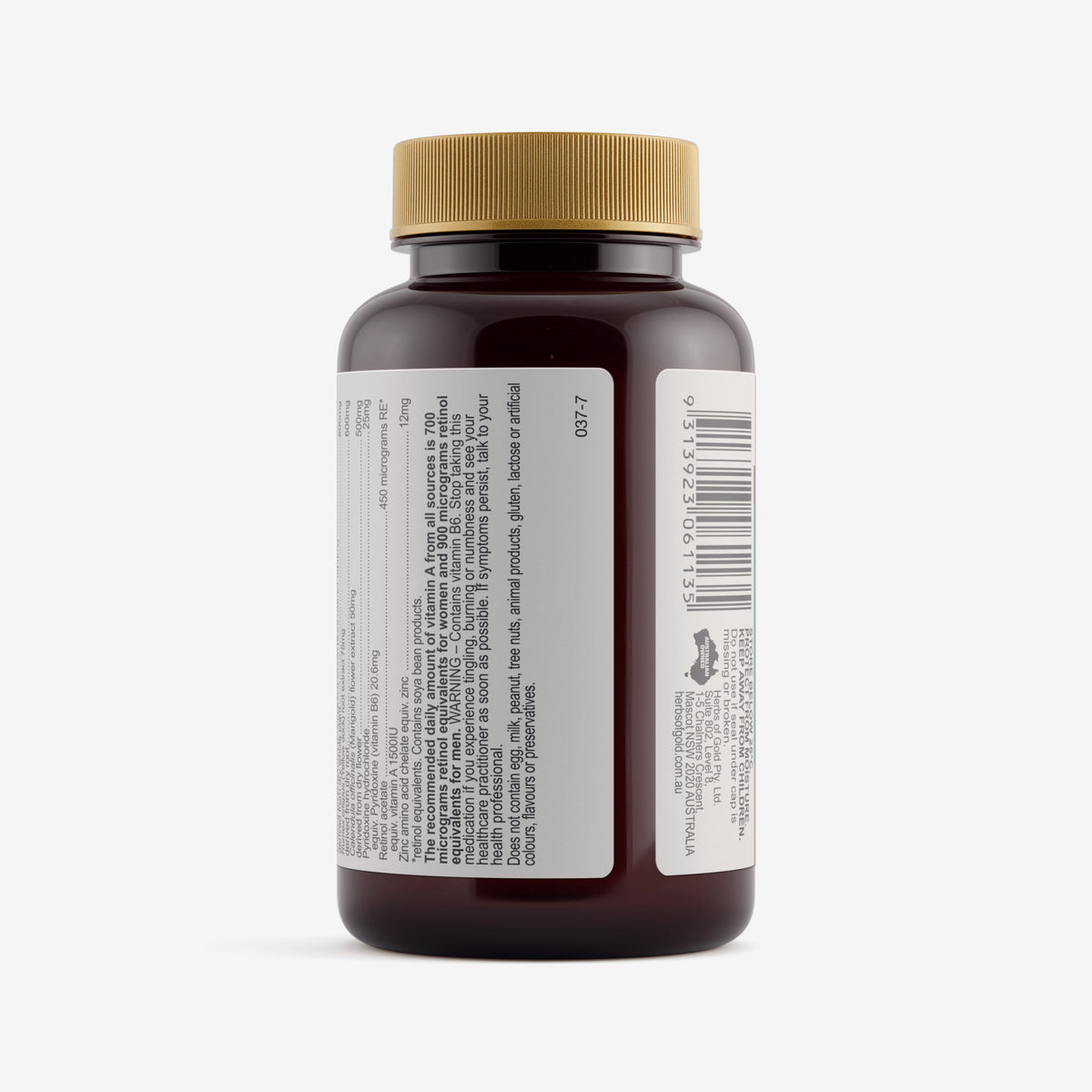 Warnings for Herbs of Gold Clear Skin 60 tablets