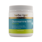 Front view of Herbs of Gold Glucosamine Max 180 tablets