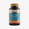 Front view of Herbs of Gold Gout Relief Complex 60 capsules
