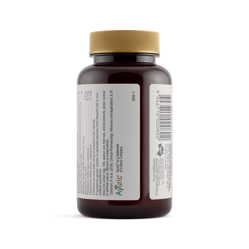 Warnings for Herbs of Gold Gout Relief Complex 60 capsules