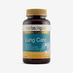Front view of Herbs of Gold Lung Care 60 tablets