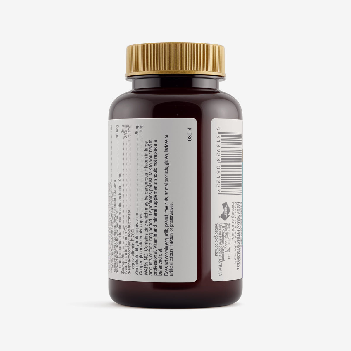 Warnings for Herbs of Gold Macu-Guard 60 capsules