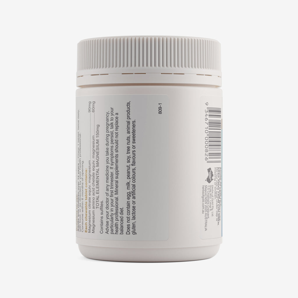 Warnings for Herbs of Gold Magnesium Chewable 60 tablets