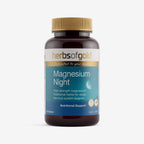 Front view of Herbs of Gold Magnesium Night 60 tablets