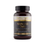 Front view of Herbs of Gold NMN 250 Daily 30 capsules