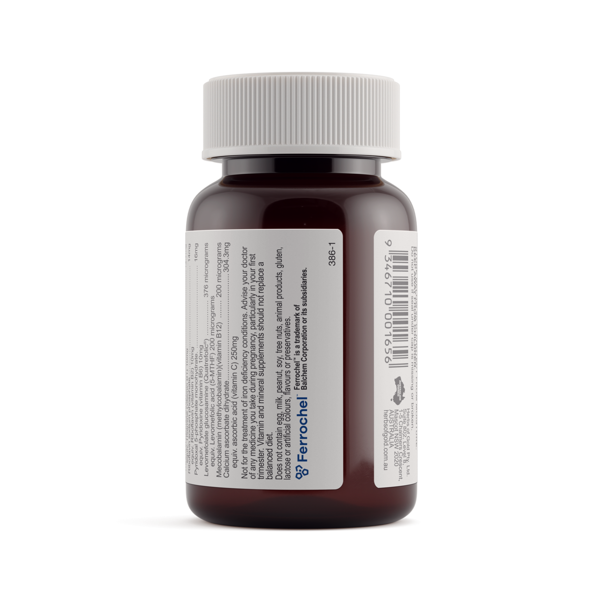 Warnings for Herbs of Gold Organic Iron Max 30 capsules