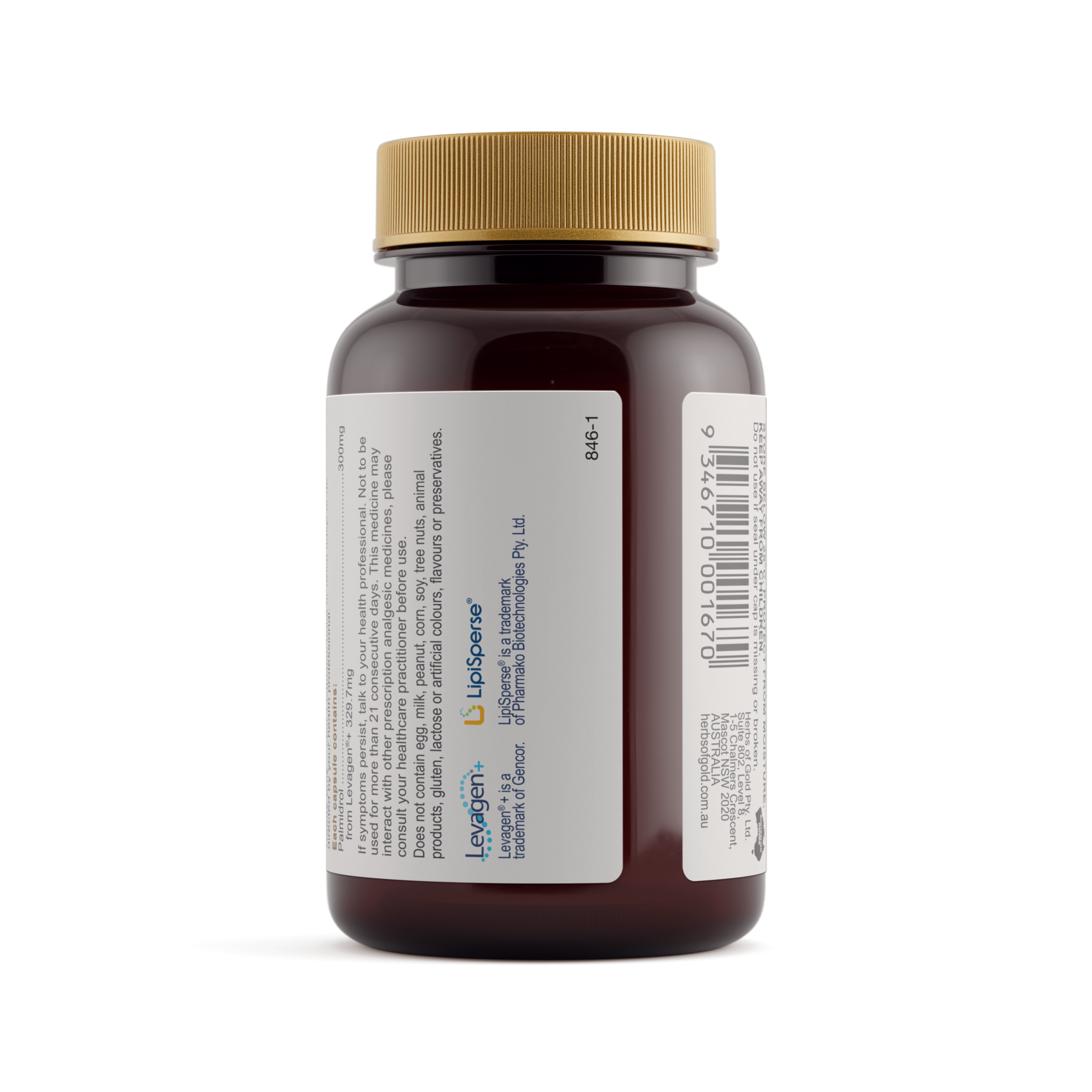 Warnings for Herbs of Gold Pain Relief PEA Forte 42 capsules