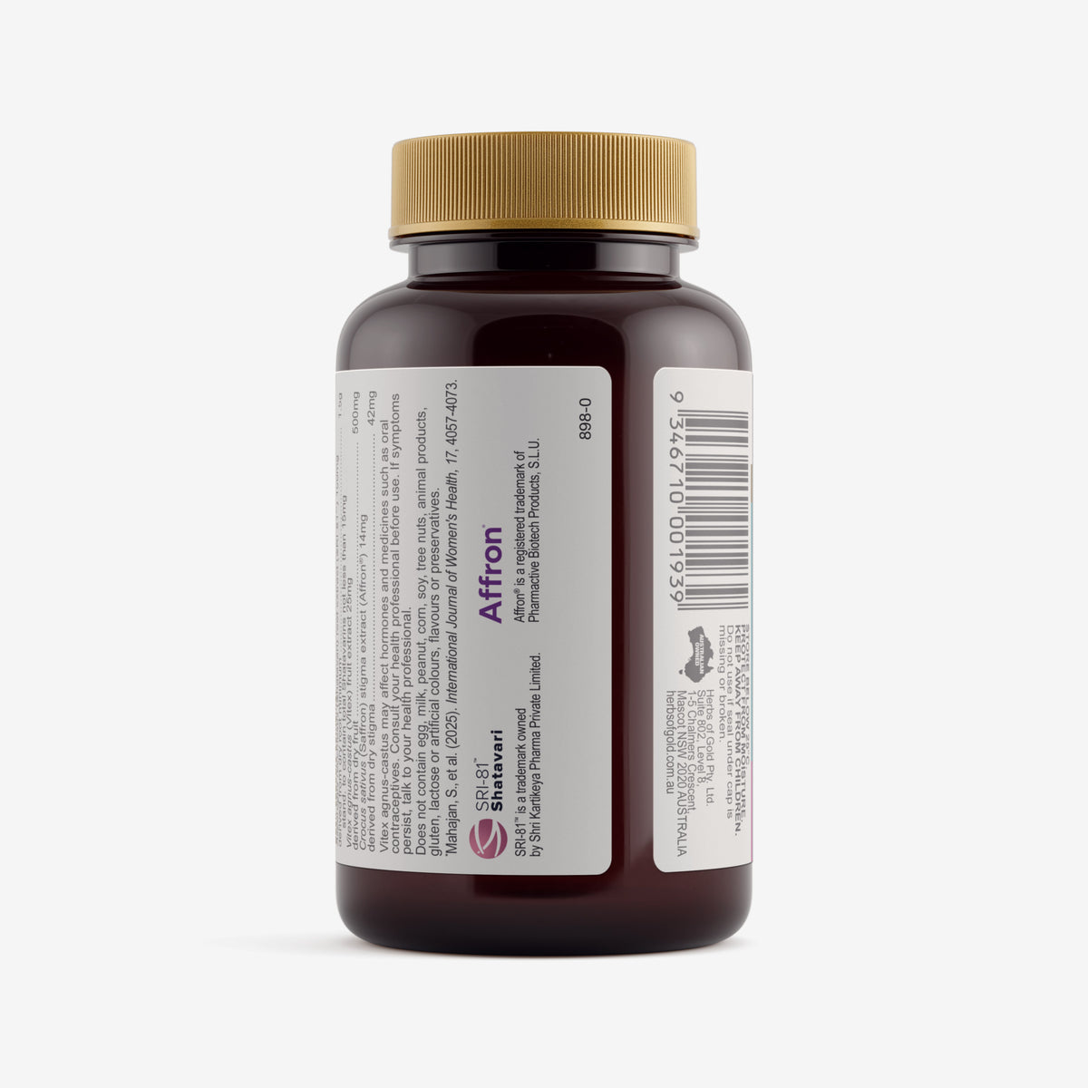Warnings for Herbs of Gold PeriCare 60 capsules