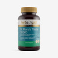 Front view of Herbs of Gold St Mary's Thistle 35 000 60 tablets