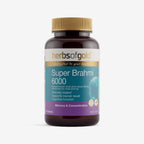 Front view of Herbs of Gold Super Brahmi 6000 60 tablets