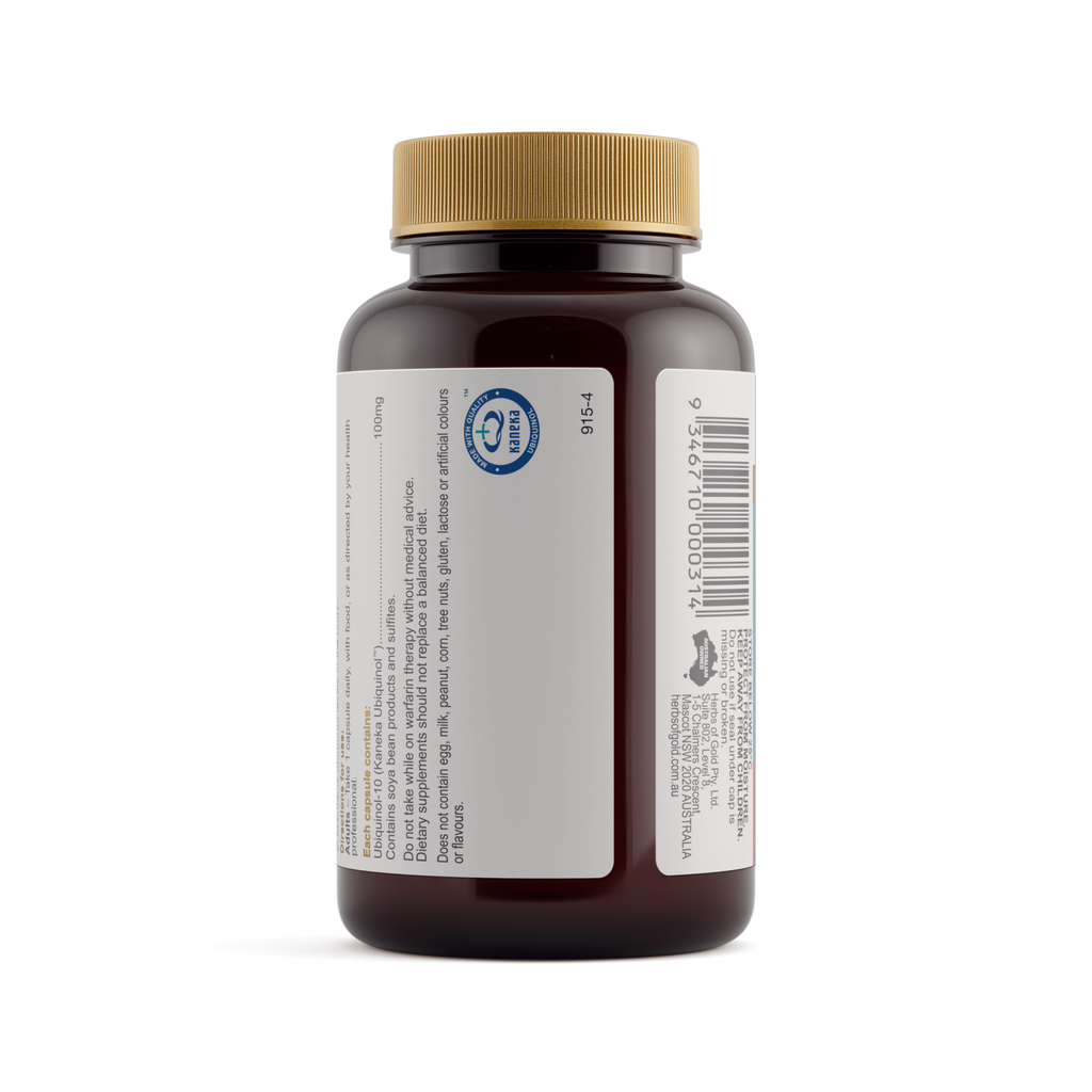 Warnings for Herbs of Gold Ubiquinol 100mg 60 capsules