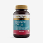 Front view of Herbs of Gold Ubiquinol 150Mg 60 capsules