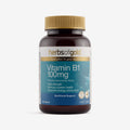 Front view of Herbs of Gold Vitamin B1 100mg 100 tablets